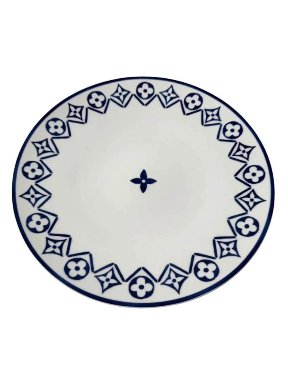 Louis Vuitton Monogram Flower Tile Dinner Plate